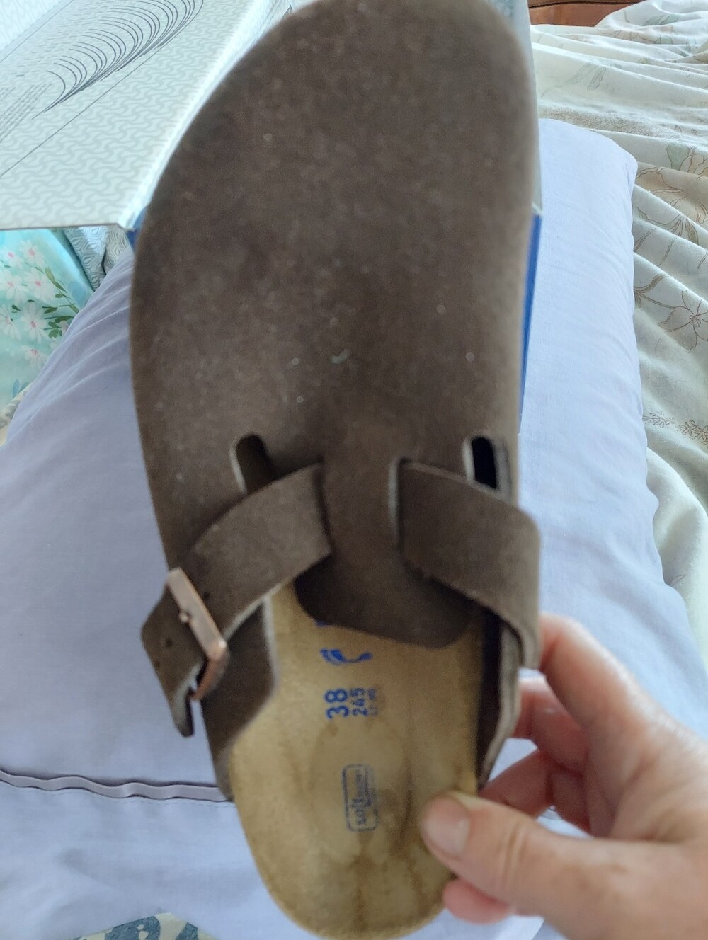 NWT Birkenstock Boston SF Mocha - Picture 4 of 9